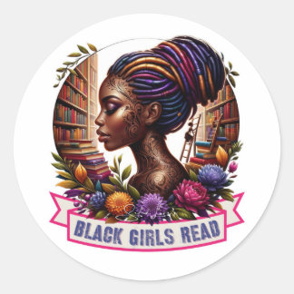 Adesivos com Logotipo Black Girls Read – Vinil Afr
