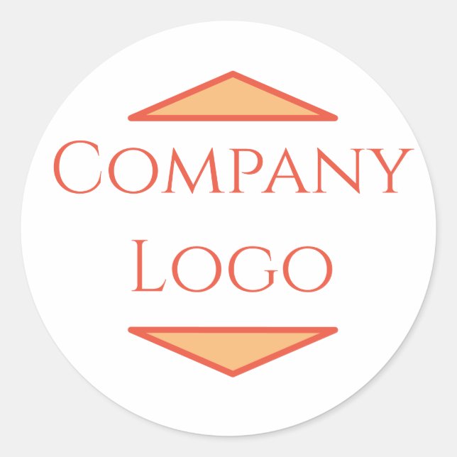 Adesivos com Logotipo Personalizado da Empresa (Frente)
