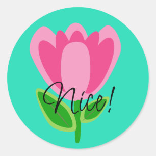 Adesivos cor-de-rosa bonitos