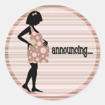 Adesivos cor-de-rosa para bebês