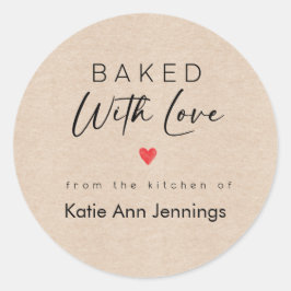 Adesivos Cozido Com Amor Da Cozinha De Etiqueta