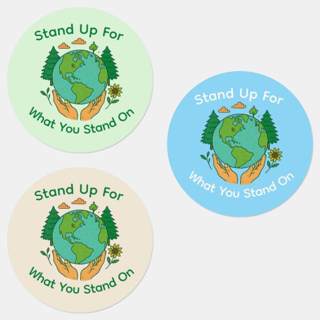 Adesivos Cuide da Terra (Grupo)