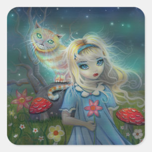 Adesivos da Alice no País das Maravilhas