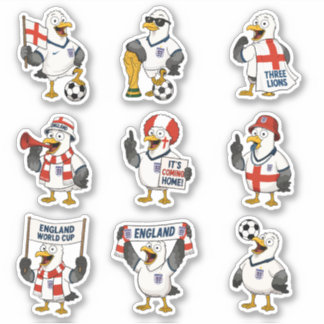 Adesivos da Copa do Mundo da Inglaterra