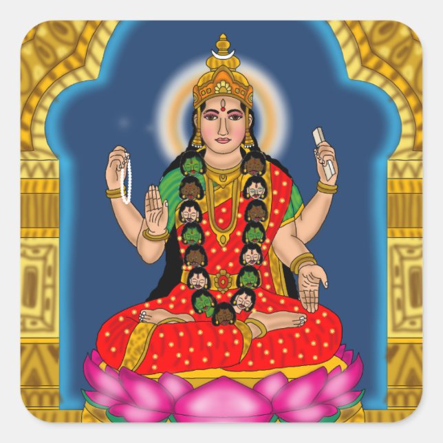 Adesivos da Deusa Bhairavi (Frente)