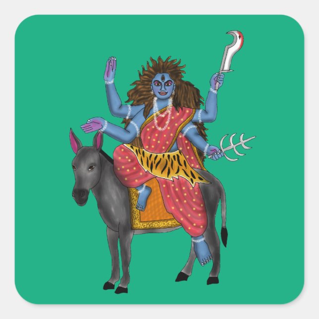 Adesivos da Deusa Kalratri (Frente)