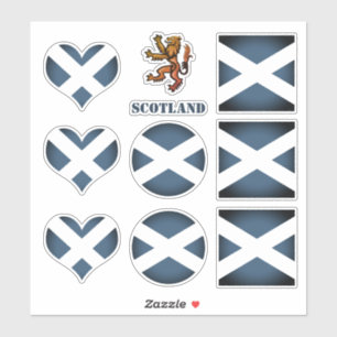 Adesivos da Escócia, Scottish Flag Lion Heart/spor