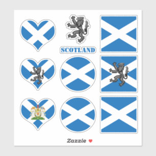 Adesivos da Escócia, Scottish Flag Lion Heart/spor