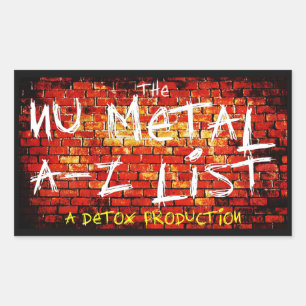 Adesivos da Lista de Nu Metal de A a Z