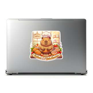 Adesivos da Padaria do Capivara – Capivara Kawaii