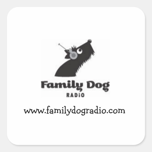 Adesivos da Praça Familydogradio (Frente)
