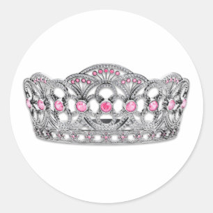 Adesivos da Princesa Rosa Elegante