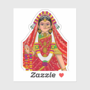 Adesivos da Shree Radha