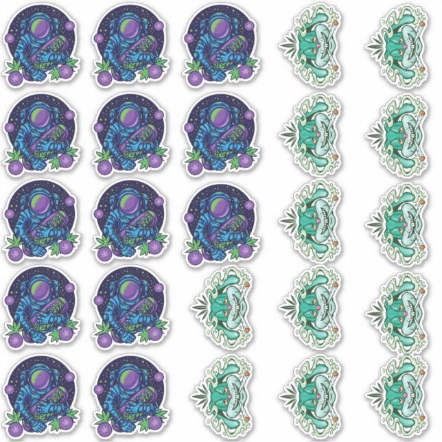 Adesivos de 2,375" x 2,625" (Frente)