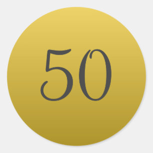 Adesivos de 50º Aniversário de Casamento