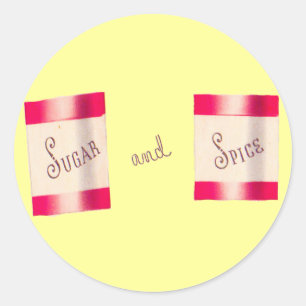 Adesivos de açúcar e especiarias