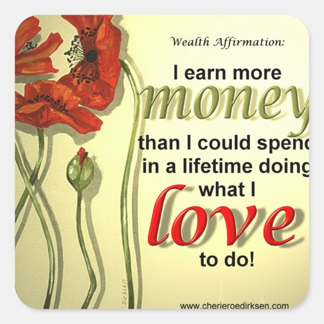 Adesivos de Afirmação de Moeda (Frente)