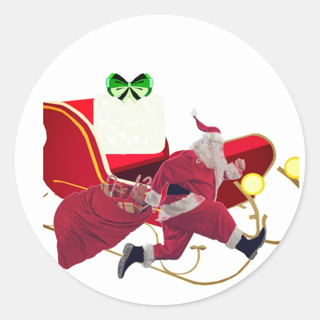 Adesivos de Agito de Natal (Frente)