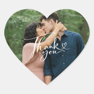 Adesivos de Agradecimento de Casamento com Foto El