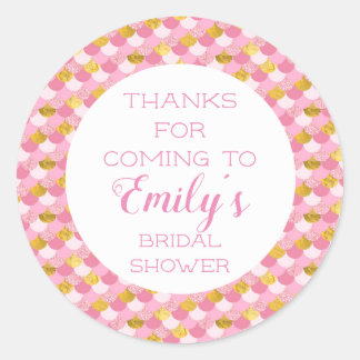 Adesivos de Agradecimento para Festa da Sereia Ros