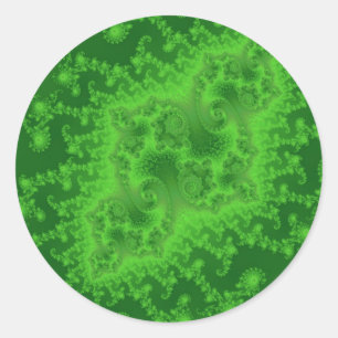 Adesivos de Água-viva Verde Elétrico