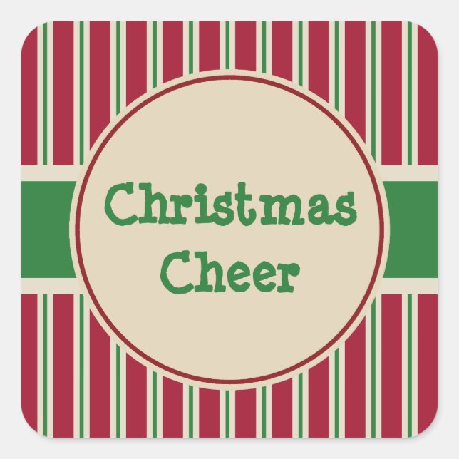 Adesivos de Alegria de Natal (Frente)