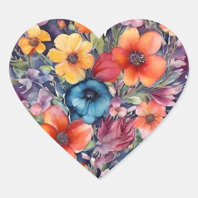 adesivos de amor cardíaco (Frente)