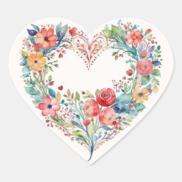 adesivos de amor cardíaco