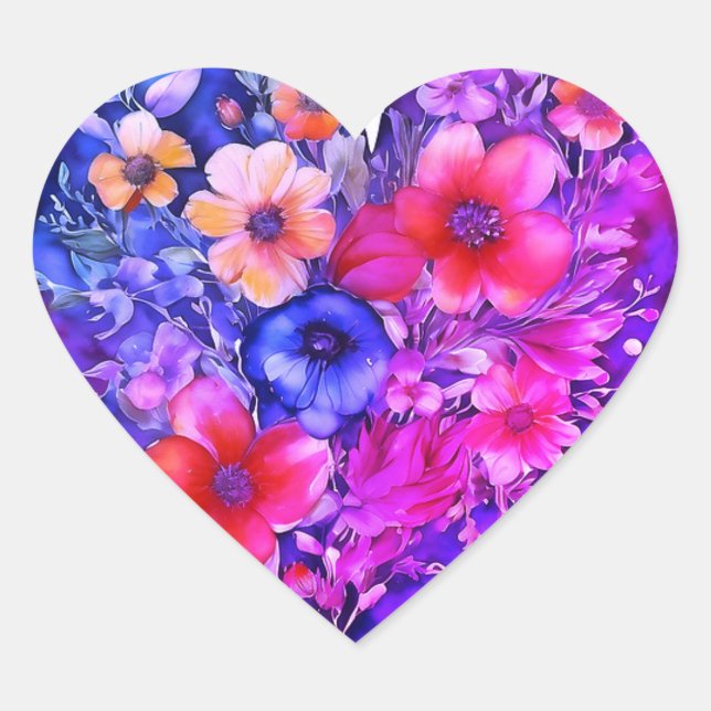 adesivos de amor cardíaco (Frente)