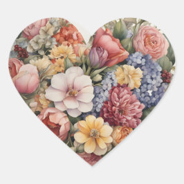 adesivos de amor cardíaco