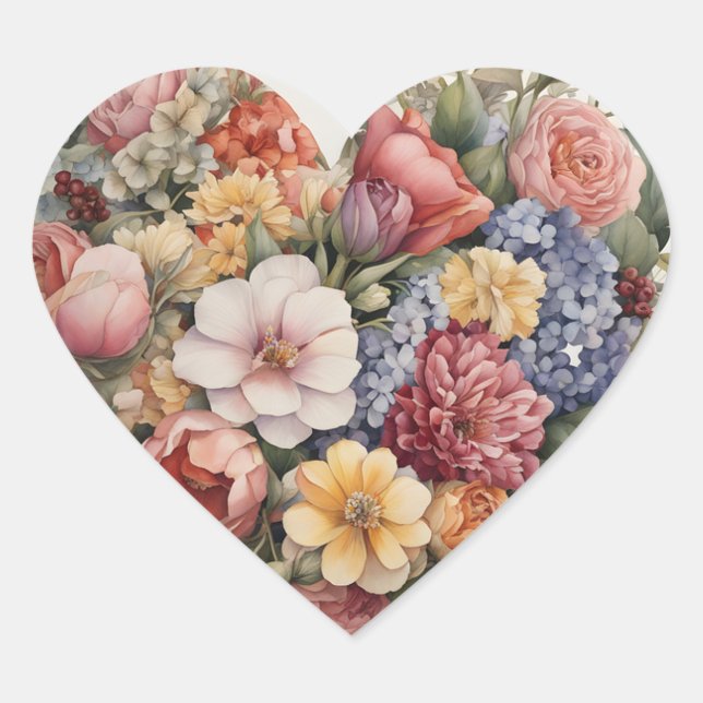 adesivos de amor cardíaco (Frente)