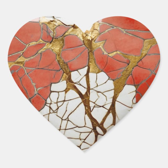 adesivos de amor cardíaco (Frente)