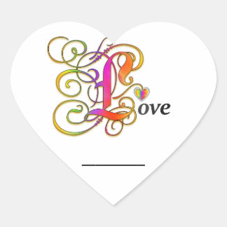 Adesivos de Amor com Seu Nome ou Mensagem