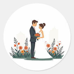 Adesivos de Amor Eternamente Elegantes