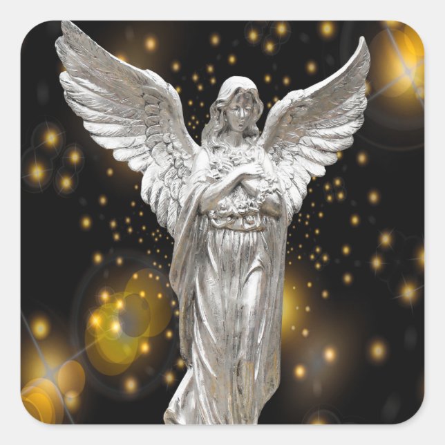 adesivos de angel de natal (Frente)