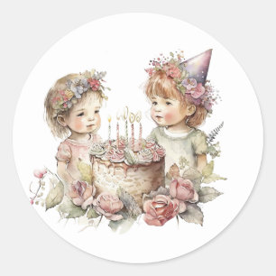 Adesivos de Aniversário Bonitos