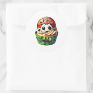 Adesivos de Aniversário de Cupcake