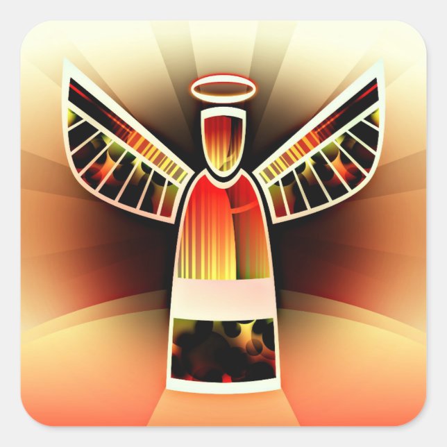 adesivos de anjo de colheita (Frente)