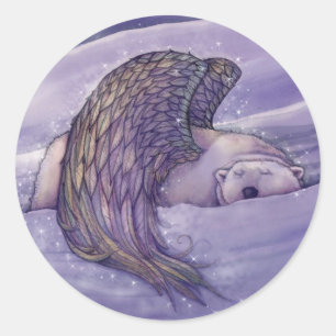 Adesivos de Anjo Urso Polar