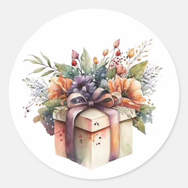 Adesivos de Aquarela Lindos (Frente)