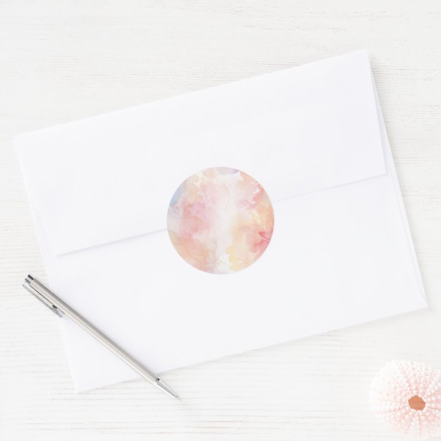 Adesivos de Aquarela Suave (Envelope)