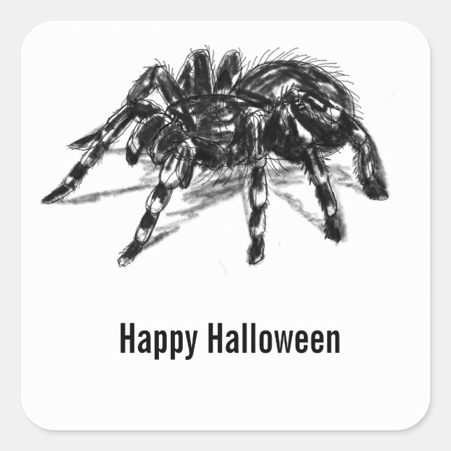Adesivos de aranha de Halloween (Frente)