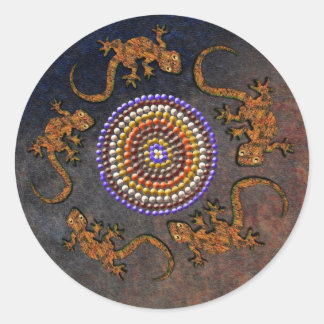 Adesivos de Arte do Deserto de Estilo Aborígenes A