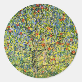 Adesivos de Arte Gustav Klimt pintando a Árvore Ap