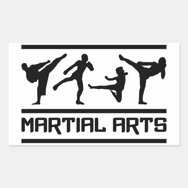Adesivos de Artes Marciais (Frente)