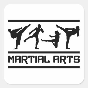 Adesivos de Artes Marciais, personalizáveis