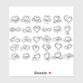 Adesivos de artesanato de scrapbook estético com c