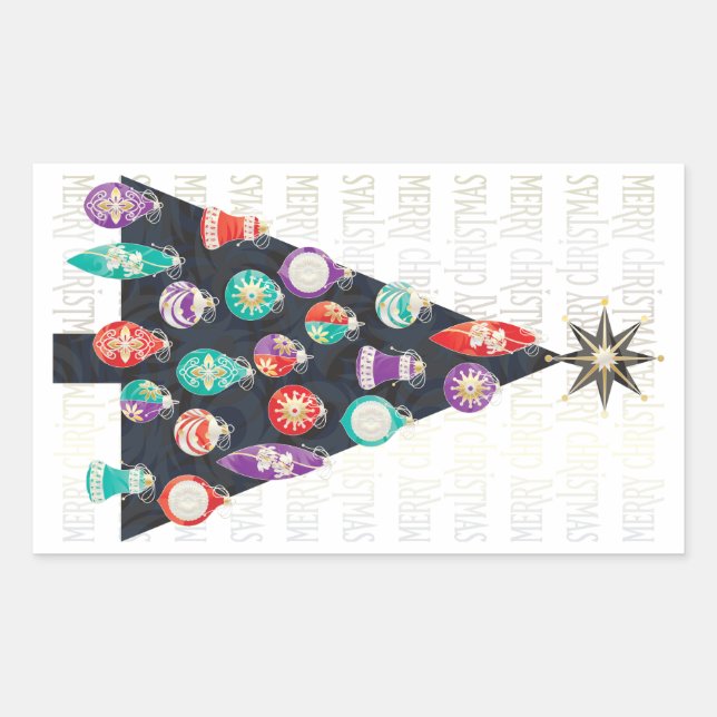 Adesivos de Árvore de Natal (Frente)