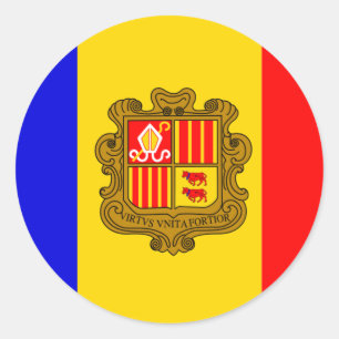 adesivos de bandeira andorra