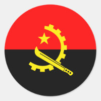 adesivos de bandeira angola